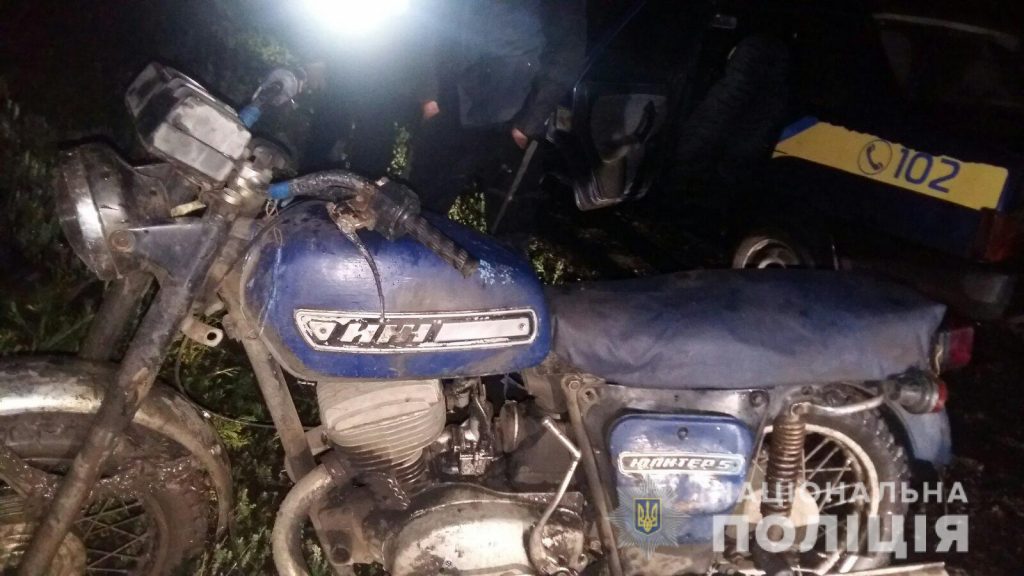 Житель Харьковщины угнал мотоцикл (фото)