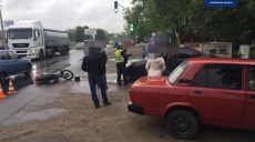 Под Харьковом в ДТП был травмирован водитель мопеда (фото)