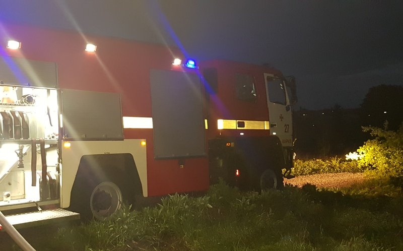 На Харьковщине на пожаре пострадал владелец горевшего дома