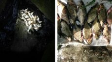 На Харьковщине задержаны браконьеры, ловившие сетями плотву и леща (фото)