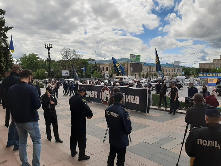 Харківські активісти долучилися до всеукраїнських мітингів (відео)