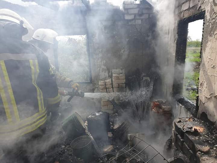 В Харьковском районе ликвидирован пожар в частном доме