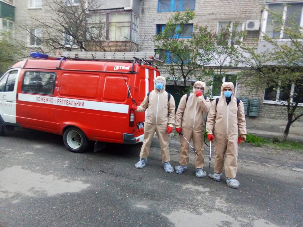 Рятувальники не зупиняють дій, спрямованих на запобігання розповсюдженню COVID-19 на Харківщині