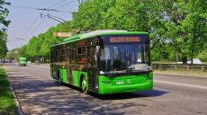 Завтра троллейбус в центре Харькова и на Павлом Поле изменит маршрут