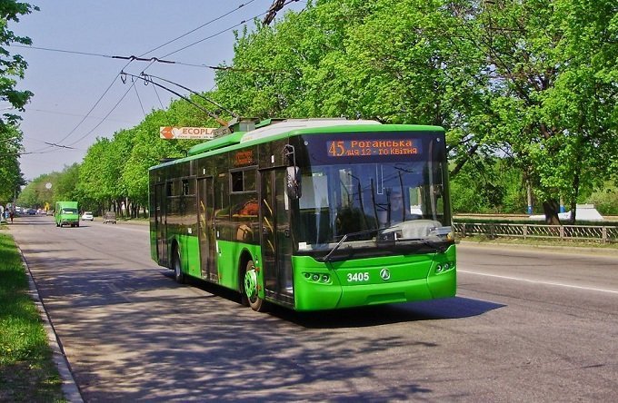 Завтра троллейбус в центре Харькова и на Павлом Поле изменит маршрут