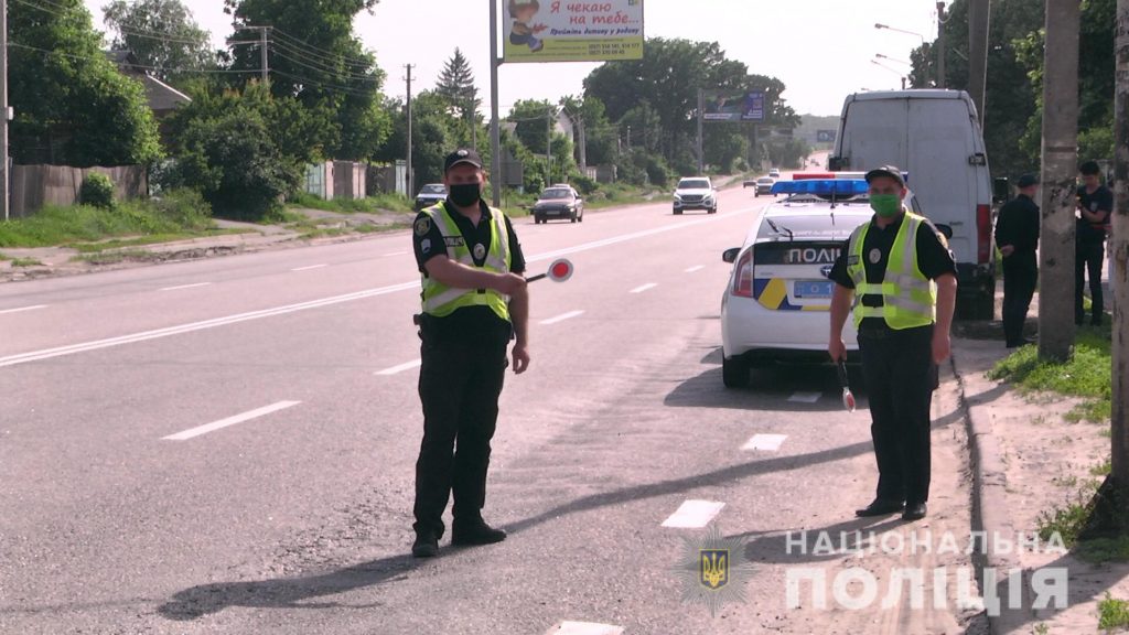 Харьковская полиция вышла контролировать дороги, где произошло больше всего ДТП (фото)