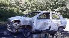 На Харьковщине пострадал владелец горевшего автомобиля (фото)