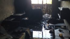 Харьковчанин серьезно пострадал на пожаре (фото)