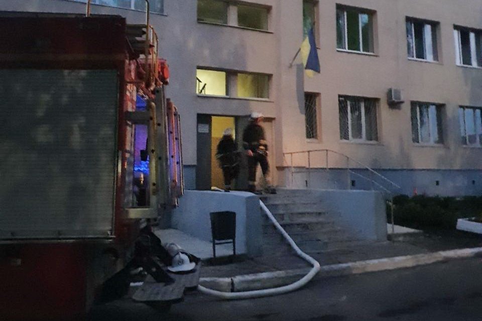 На Харьковщине произошел пожар в больнице (фото)
