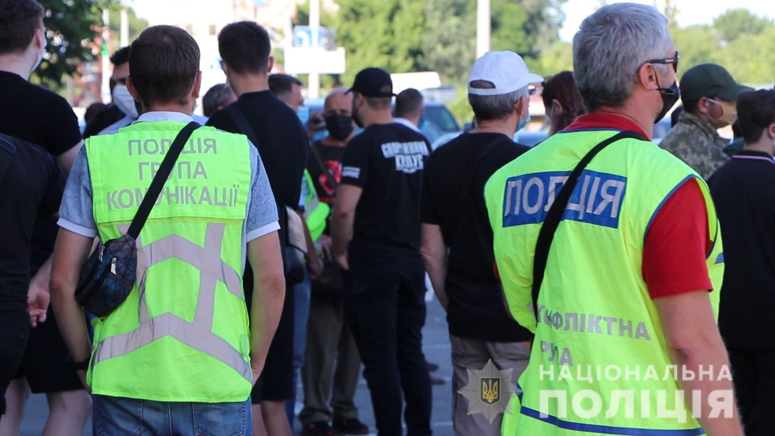 Пикетирование офиса политической партии в Харькове прошло под присмотром полиции