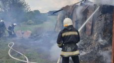 На Харьковщине сгорела дача