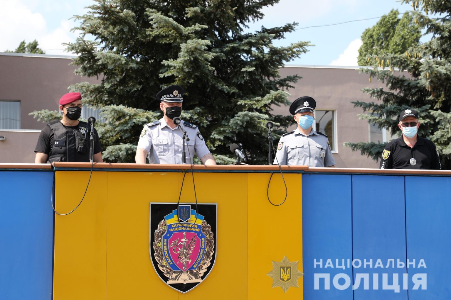 Харьковская полиция провела инструктаж с личным составом полка полиции (видео)