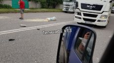 В Песочине произошла авария: столкнулись фура и «Газель»