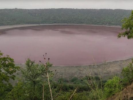 В Индии внезапно порозовело озеро, возраст которого превышает 50 тыс. лет (фото, видео)