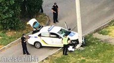 В Харькове полицейский автомобиль попал в ДТП (фото)