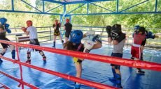 В Харькове построен первый открытый боксерский ринг для детей