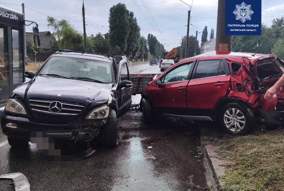В ДТП на улице Любови Малой пострадал водитель (фото)