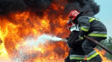 Сухая трава снова горела в Харькове