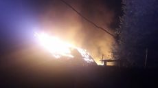 Курсанты Нацгвардии ликвидировали пожар на дачах (фото)