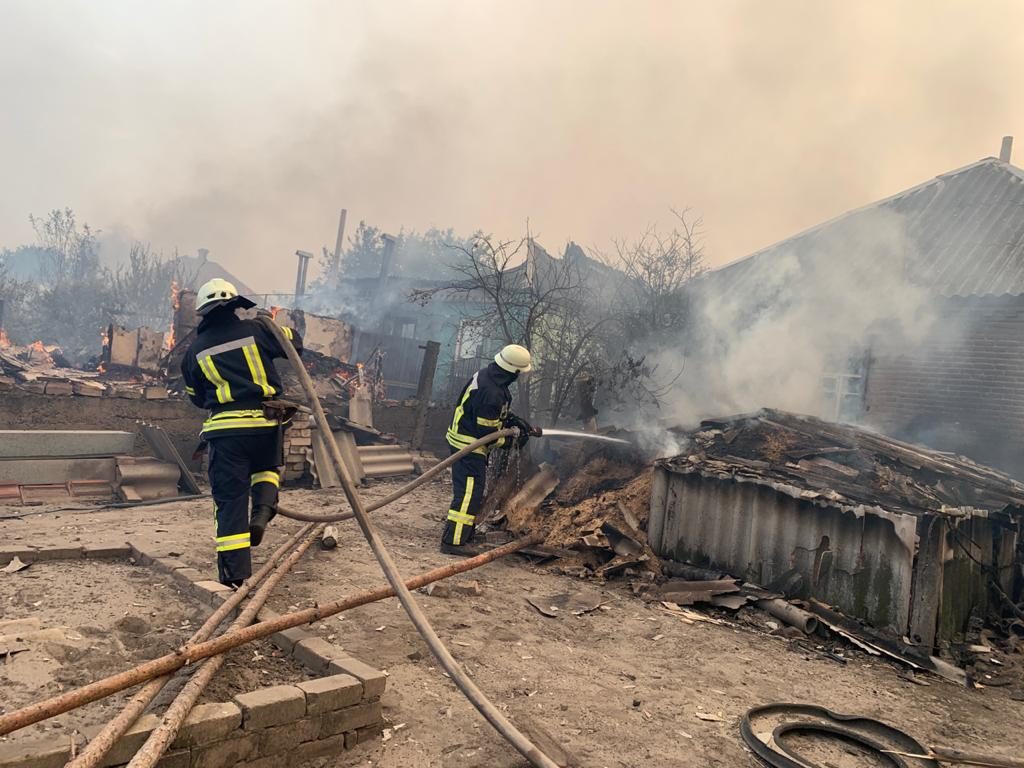 Масштабные пожары в Луганской области локализовали