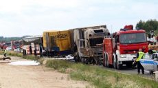 В Польше в аварию попал автобус с украинцами
