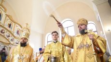 В Чугуевском районе митрополит Епифаний принял участие в закладке капсулы храма св. Петра и Павла