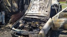 Пожар в автомобиле чуть не уничтожил домохозяйство в Липянке на Харьковщине (фото)