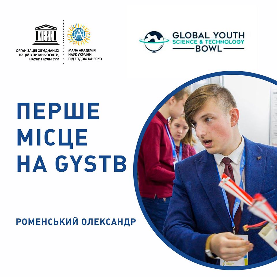 3 украинских изобретения выиграли на конкурсе Global Youth Science and Technology Bowl