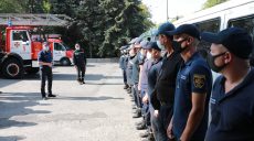 Проведена ротация сводного отряда харьковских спасателей на Донбассе