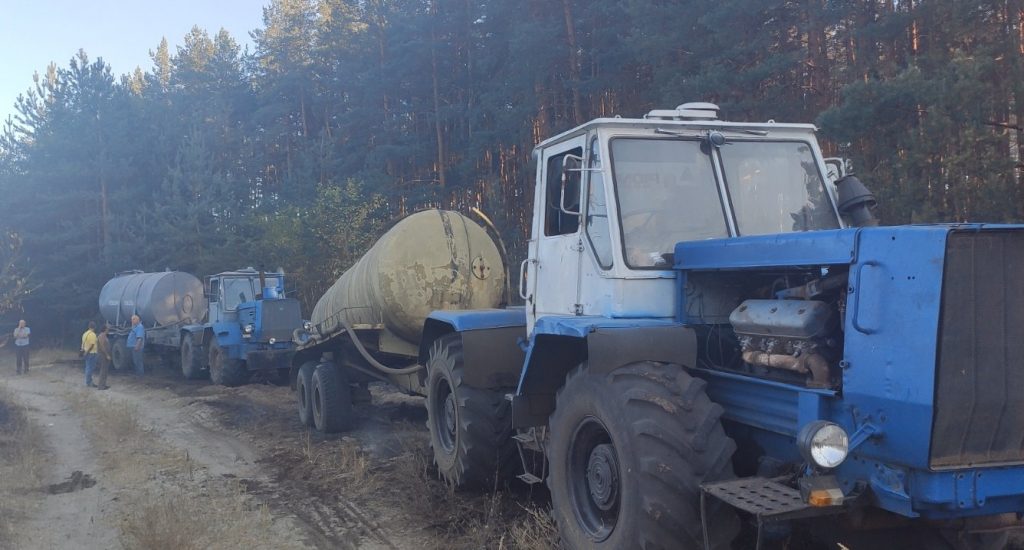 На Харьковщине продолжаются лесные низовые пожары