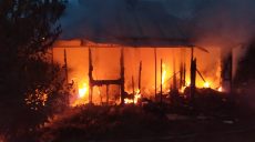 На Харьковщине сгорел жилой дом (фото)
