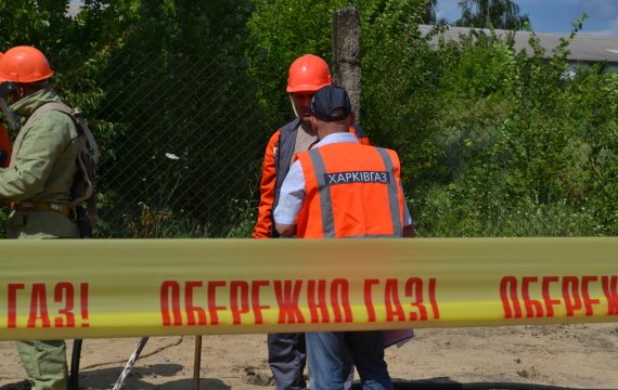 Под Харьковом 800 человек остались без газа