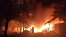 Спасатели сообщили подробности ночного пожара на Харьковщине (фото)