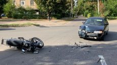 В Харькове в ДТП травмирован мотоциклист (фото)