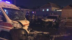 В Харькове бригада «скорой» с беременной пациенткой попала в ДТП