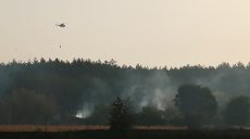 На Харківщині загасили масштабну пожежу