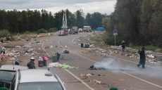 Хасиды покинули территорию КПП «Новые Яриловичи», оставив горы мусора (видео, фото)