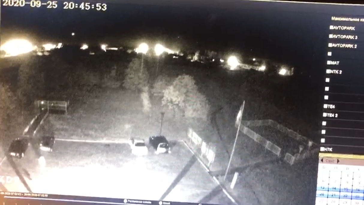 Появилось видео падения самолета Ан-26 с камер видеонаблюдения