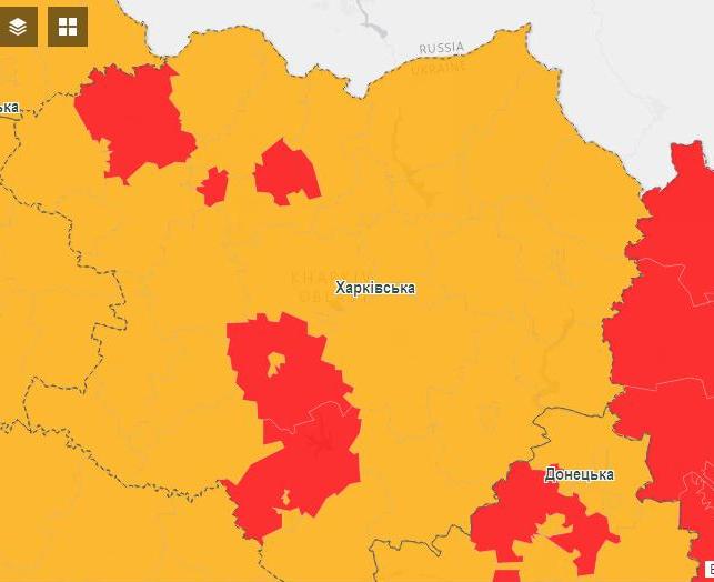 Харьков в «красной» зоне: вступило в силу новое карантинное зонирование