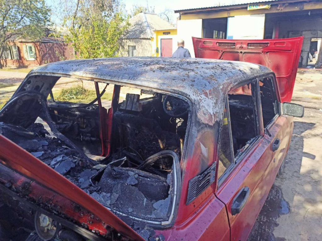 В Харькове госпитализирован владелец ВАЗ, который пытался спасти свой автомобиль