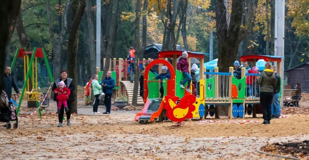 В парке «Зеленый гай» завершился первый этап реконструкции