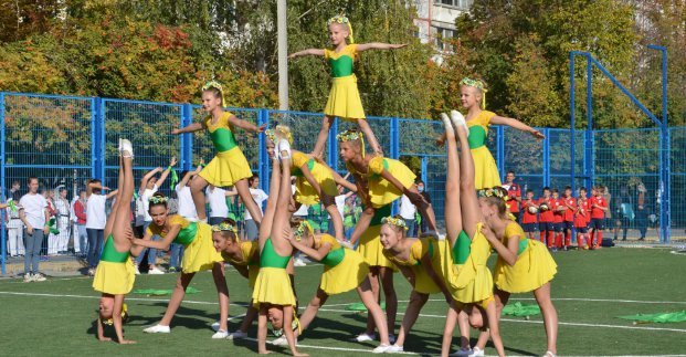 В детских садах Харькова строятся министадионы с футбольными воротами и баскетбольными кольцами