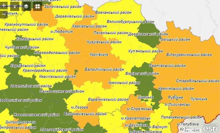 В Украине начало действовать новое эпидемическое зонирование (карта)