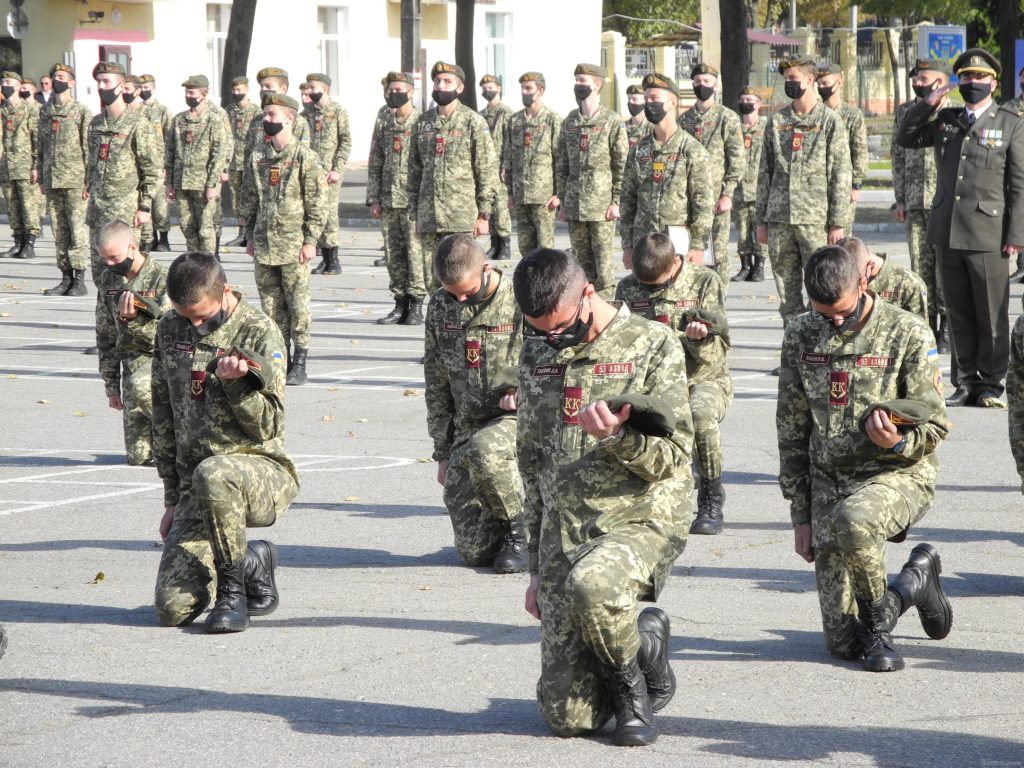 225 курсантов Кадетского корпуса получили погоны военного учебного заведения (фото)