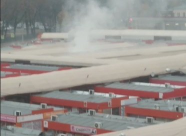 Пожар на Конном рынке произошел в Харькове
