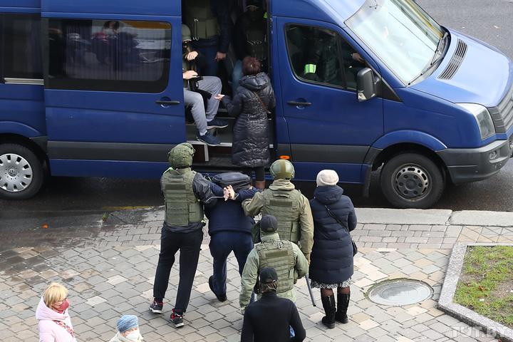 В Беларуси новые задержания на марше протеста