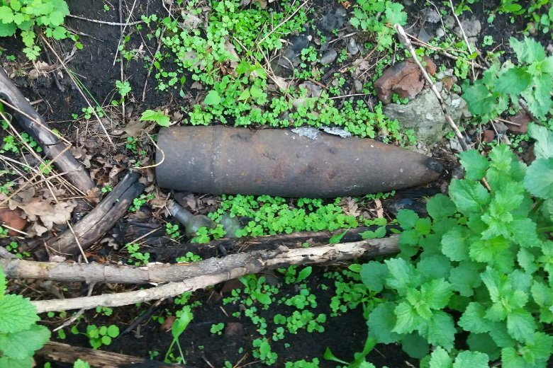 На Харьковщине на огороде найден склад снарядов и мин