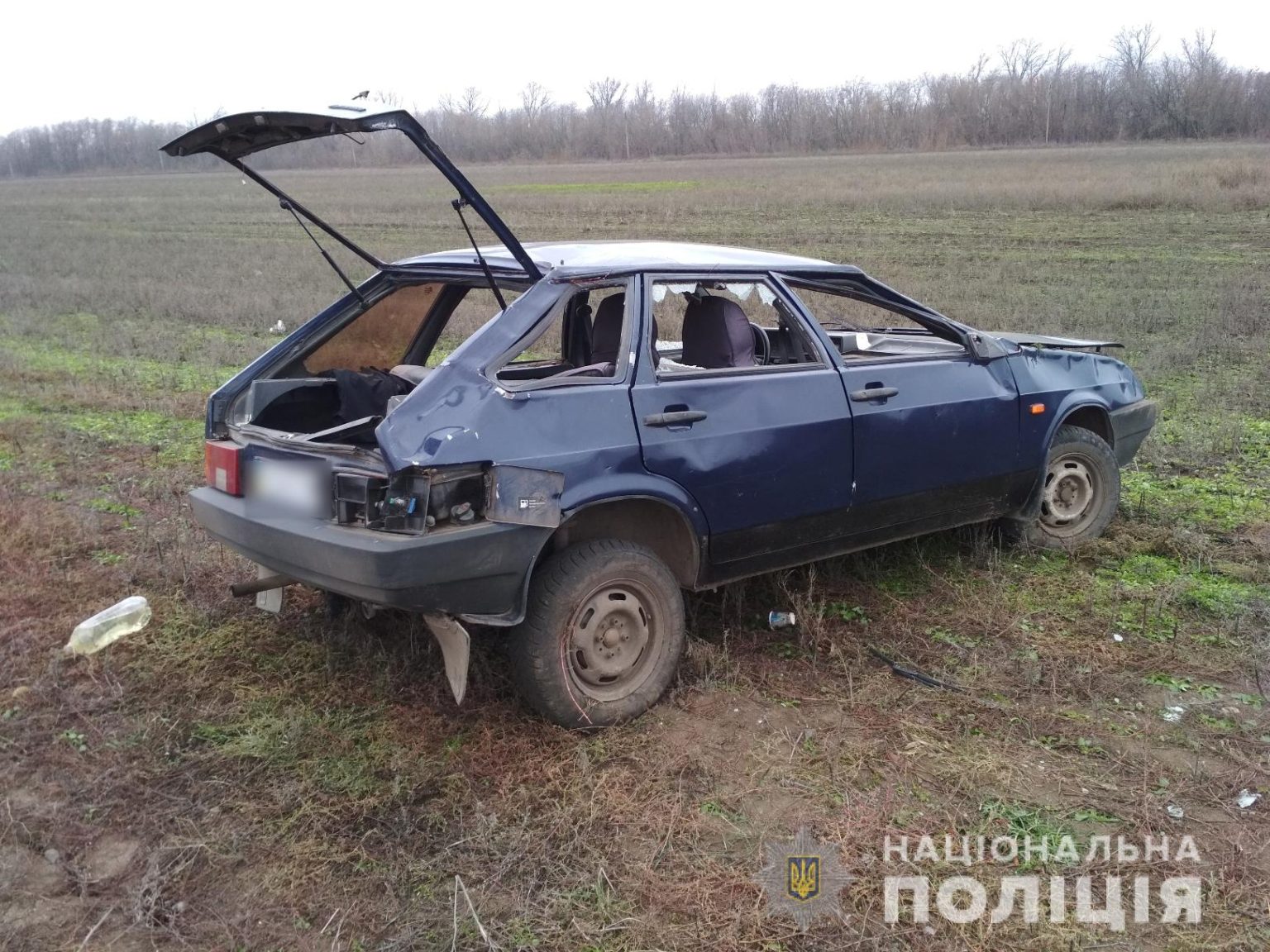 В Лозовском районе Харьковской области произошла авария (фото)