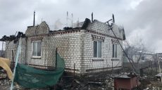 Спасатели четыре часа тушили пожар в двухэтажном частном доме (фото)