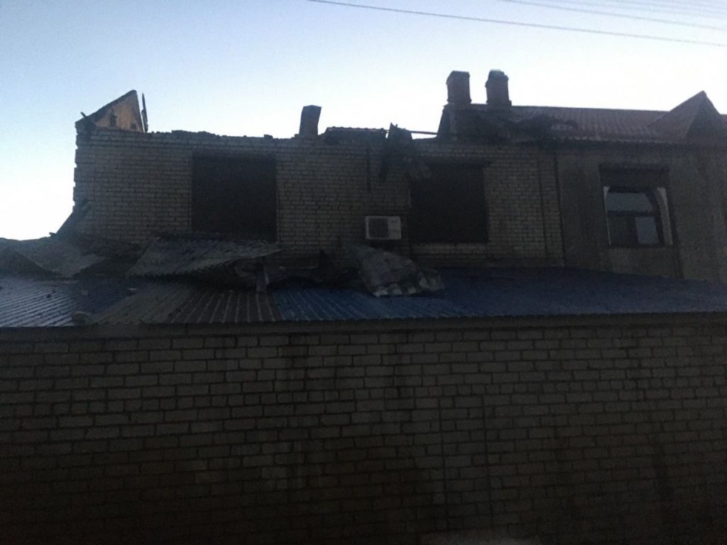 В Харькове горел частный дом